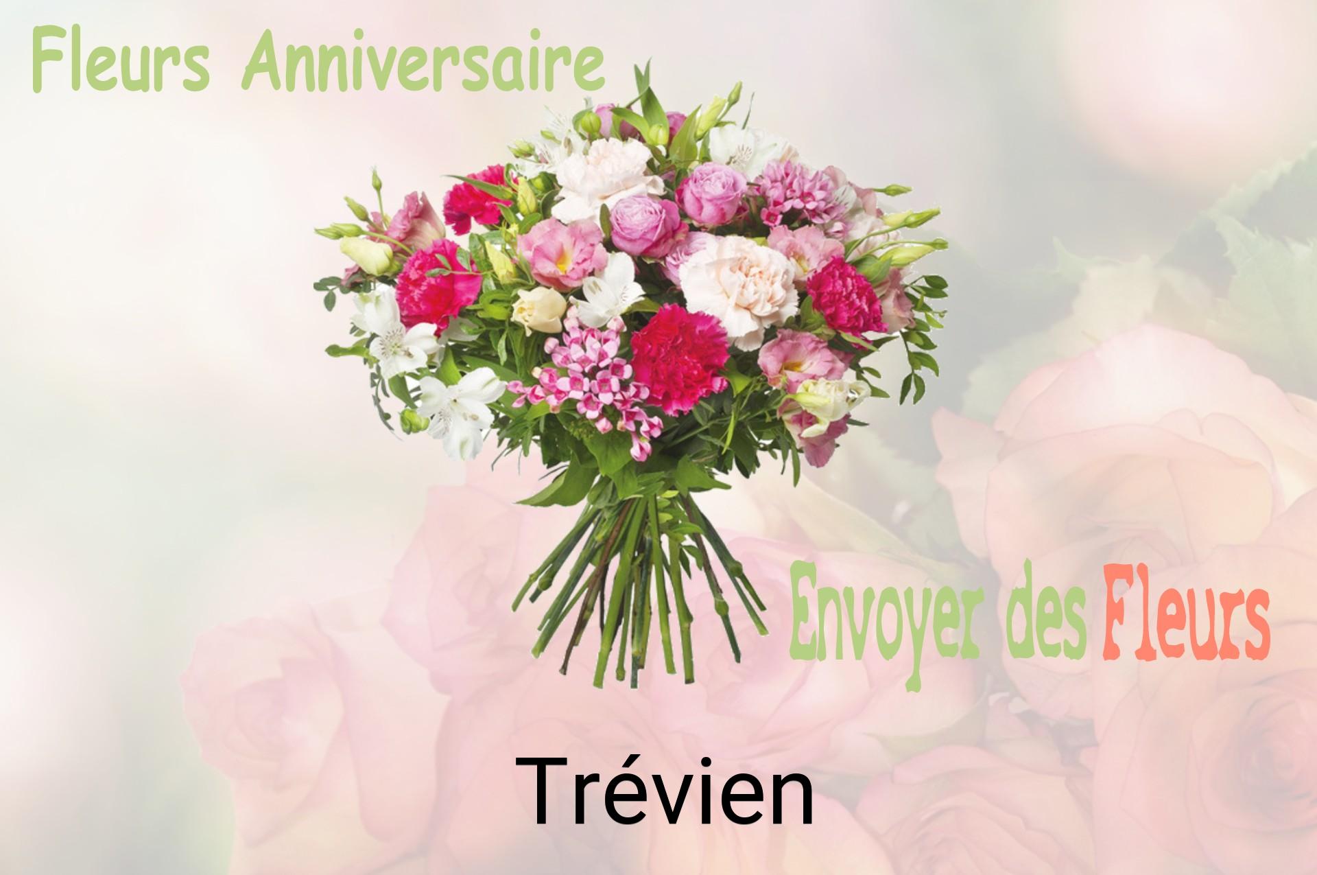 Bouquet de fleurs d’anniversaire livré à Trévien